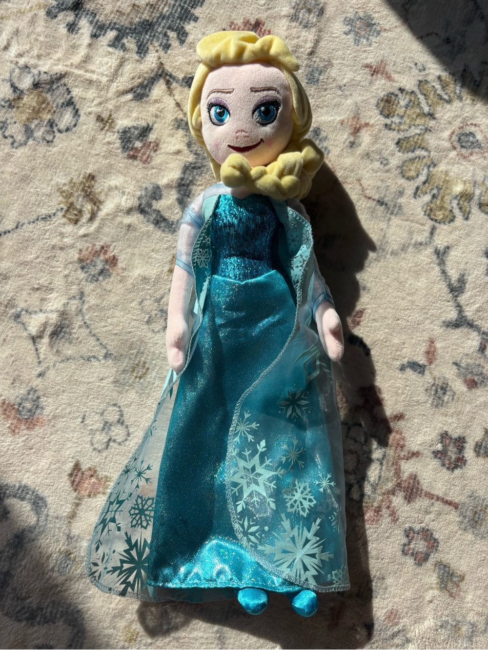 Disney Elsa Blue Princess Plush Doll - Disney store